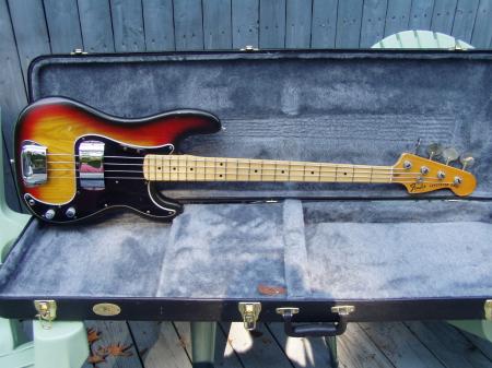 Fender Precision Bass Vintage 1976 Sunburst